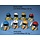 HY JET PILOTS PAINTED L44mm x w28mm x h39mm 11gr HELMET COLOUR ED,YELLOW, WHITE OR BLUE  SALUTING ( OLD CODE HY311501 )
