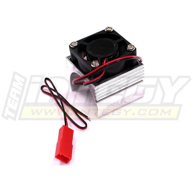 INTEGY SUPER BRUSHLESS MOTOR HEATSINK AND COOLING FAN FOR 1/16 TRAXXAS E-REVO AND SLASH VXL