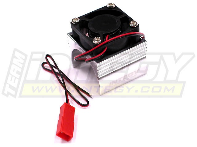 Ventilateur + Radiateur INTEGY Pour Moteur Brushless 1/16 E-Revo VXL - 17 000 Tr/min - Neuf Sous Emballage