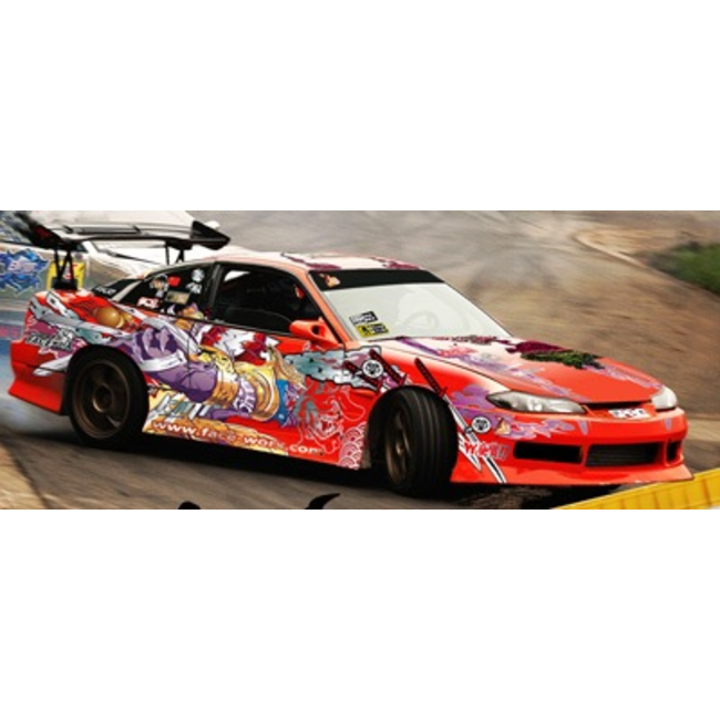 FACE-WORX BIBI DECAL SET FOR 1/10 RC CAR 3 SHEETS