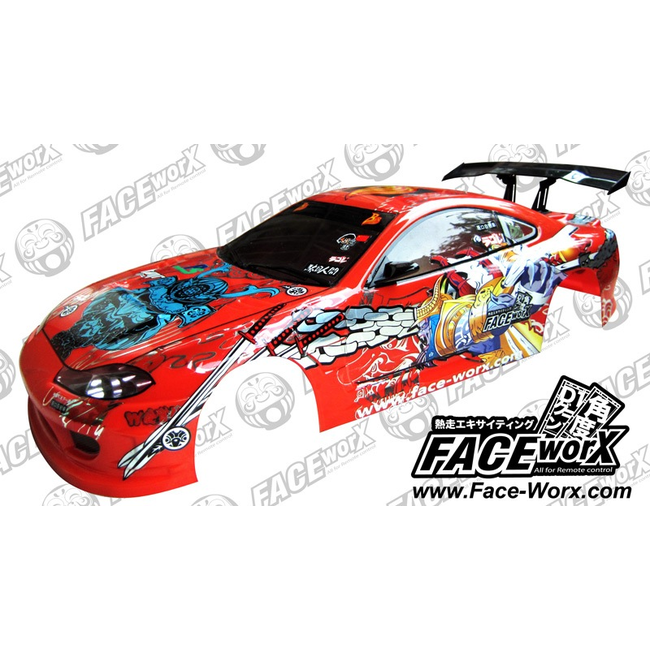 FACE-WORX BIBI DECAL SET FOR 1/10 RC CAR 3 SHEETS