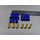 HY 3PC EC5 GOLD PLATED CONNECTORS WITH  ONE BLUE HOUSING  1PC/PK (OLD CODE HY211701 )