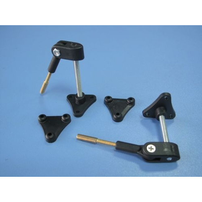 HY ALU ADJUSTABLE CONTROL HORNS   M4 X 40MM  M3 X 32MM  1PC/PK ( OLD CODE HY073201 )