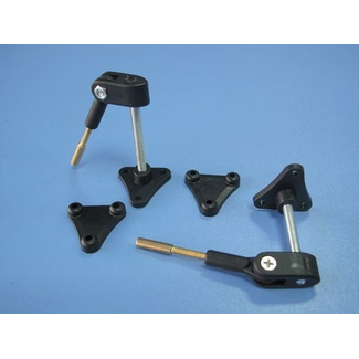 HY MODEL ACCESSORIES HY ALU ADJUSTABLE CONTROL HORNS M4 X 50MM M3 X 32MM  1PC/PK ( OLD CODE HY073202 )
