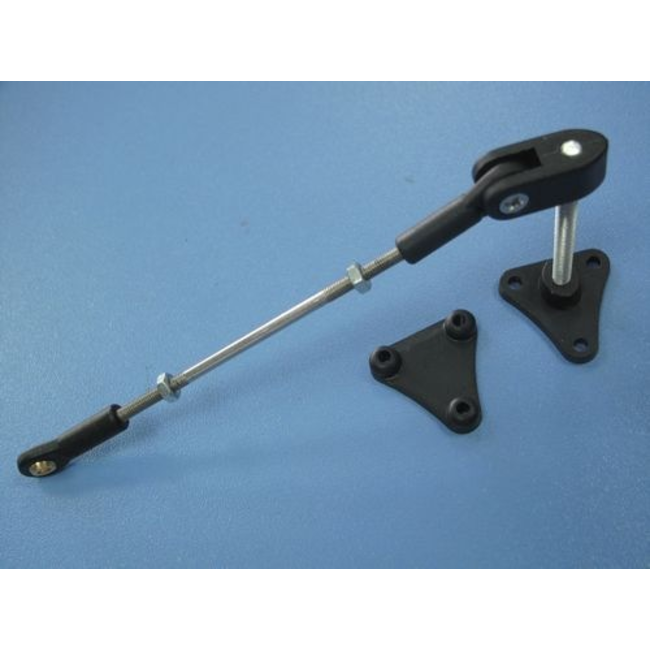 HY ALU ADJUSTABLE CONTROL HORNS M4 X 50MM  M3 X 75MM  1PC/PK ( OLD CODE HY073204 )