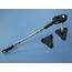HY ALU ADJUSTABLE CONTROL HORNS M4 X 50MM  M3 X 75MM  1PC/PK ( OLD CODE HY073204 )