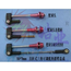 HY ALU ADJUSTABLE CONTROL HORNS AND ARMS  M4 X 70MM  M3 X 75MM  WITH THREADED ROD  1PC/PK ( OLD CODE HY073403 )