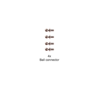 TAMIYA TAMIYA 5MM BALL CONNECTOR  (STEEL)