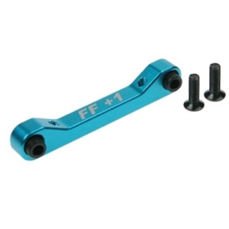 3 RACING 3 RACING ALUMINIUM FRONT SUSPENSION MOUNT SET ( FF/1 DEGREE ) FOR TAMIYA TA-05 LIGHT BLUE COLOR