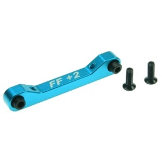 3 RACING 3 RACING ALUMINIUM FRONT SUSPENSION MOUNT SET ( FF/2 DEGREE ) FOR TAMIYA TA-05 LIGHT BLUE COLOR