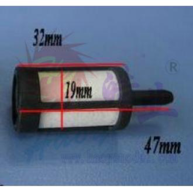 HY FELT CLUNK FILTER SUITS GAS  D19 X H32 X H47mm ( 1pk ) ( OLD CODE HY052101 )