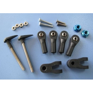 HY MODEL ACCESSORIES HY AILERON AND ELEVATOR HORN SET 20-40 CC ( OLD CODE HY073701 )