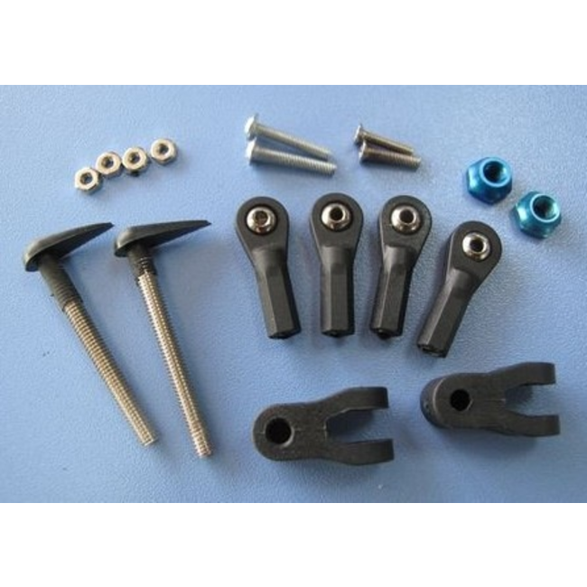 HY AILERON AND ELEVATOR HORN SET 20-40 CC ( OLD CODE HY073701 )