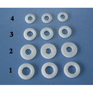 HY MODEL ACCESSORIES HY NYLON SHAFT BUSHING 12 X 6.5 X 1mm ( 5 pk )  ( OLD CODE HY383401 )
