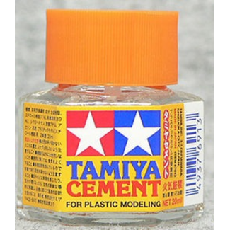TAMIYA TAMIYA CEMENT BRUSH ON  40ML BOTTLE