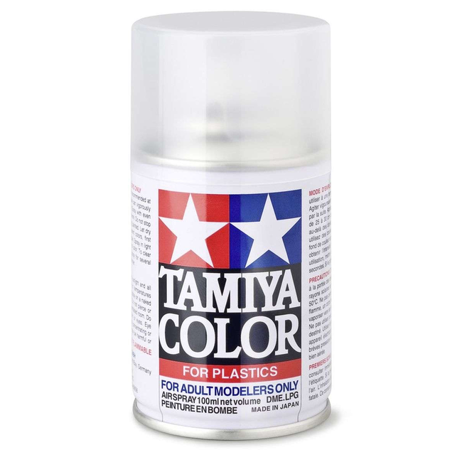 TAMIYA TS-79 SEMI GLOSS CLEAR DO NOT USE ON DECALS AND STICKERS
