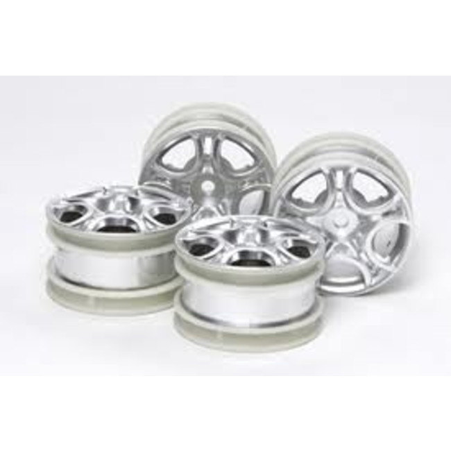 TAMIYA C SHAPED 10 SPOKE WHEELS 4 PCS