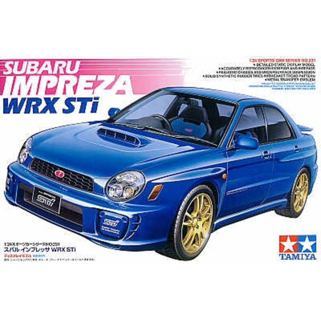 TAMIYA SUBARU IMPREZA WRX STI 1/24