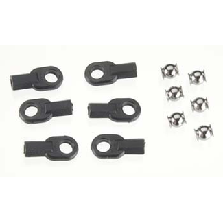 TRAXXAS TRAXXAS ROD ENDS (LONG) (6) HOLLOW BALL CONNECTORS (6)