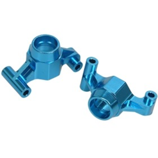 3 RACING 3 RACING ALUMINIUM REAR HUB CARRIER - 0 DEGREE LIGHT BLUE COLOR FOR TAMIYA TT-01