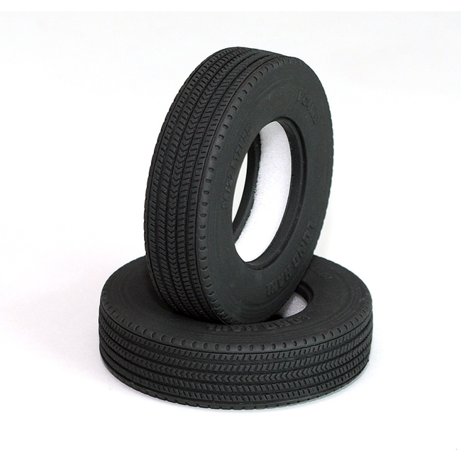 LONG HAUL TRACTOR TRUCK TYRES 1.7" COMMERCIAL 1/14 SEMI TRUCK TYRES  SUITS TAMIYA TRACTOR TRUCKS