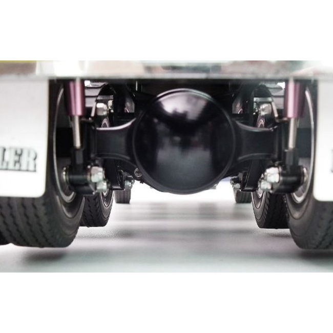 CNC Straight Rear Aluminum Axle Housing for SUITS TAMIYA TRACTOR TRUCKS