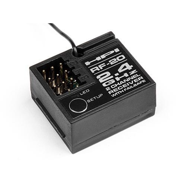 HPI RF-20 RECEIVER ( 2.4GHZ / 2CH ) only works wih hpi tf20 transmitter