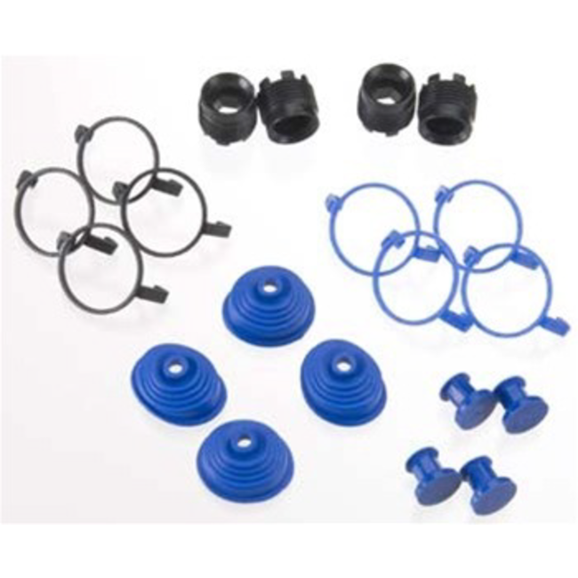 TRAXXAS PIVOT BALL CAPS, DUST BOOTS, RUBBER