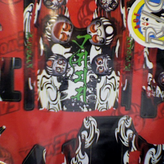 FACEWORX FACE-WORX RC MASCOT GRAPHIC WRAP FOR FUTABA 3PK