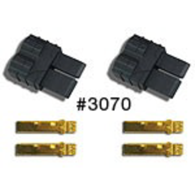 TRAXXAS CONNECTOR (MALE) (2)  #3070