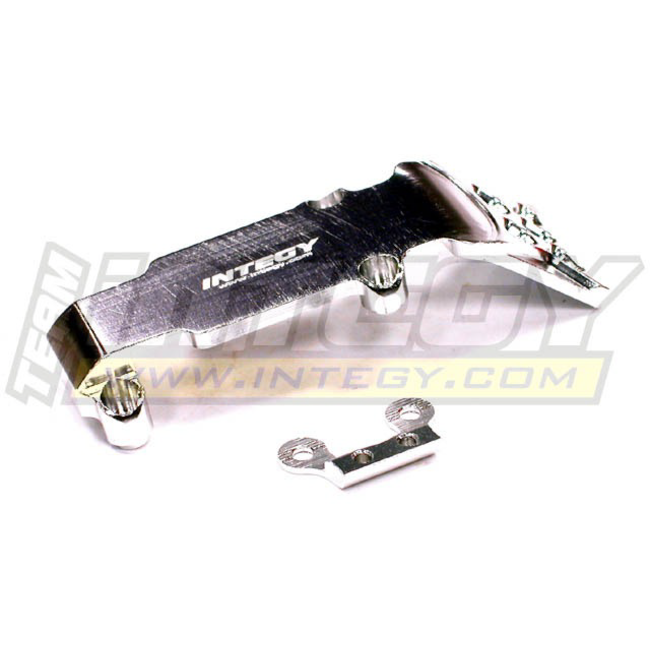 INTEGY BILLET MACHINED REAR SKID PLATE FOR 1/ 16 TRAXXAS E-REVO AND SLASH VXL ASSORTED COLOURS T3434