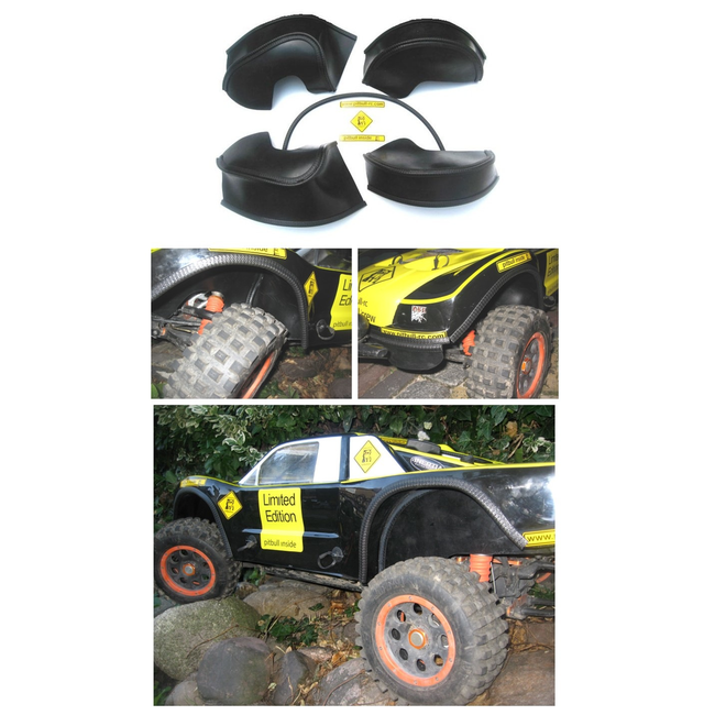 PITBULL-RC TIGHT BITE INNER WELLS FOR HPI BAJA 5T