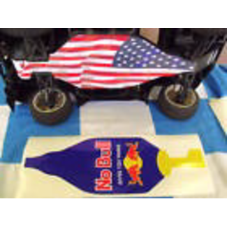 FACEWORX ASSOCIATED SC10 CHASSIS PROTECTOR RED BULL