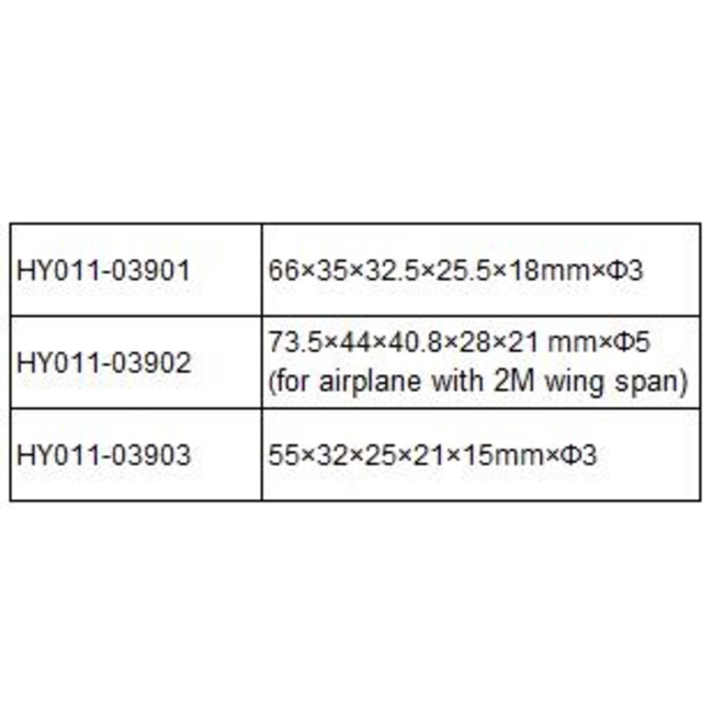 Electronic Retract Landing Gear System Incl 2x320mm Y leads TRIKE SET 66√ó35√ó32.5√ó22.5mm√óŒ¶3  92g/set up to 2.5kg model ( OLD CODE HY113901 )