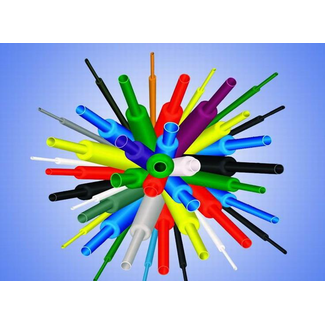 HY MODEL ACCESSORIES HY Heat-shrink tube Œ¶  10mm / 19mm Flat   (  BULK PER METER SPECIFY COLOUR ) RED, BLACK, YELLOW GREEN, BLUE ( OLD CODE HY210710 )