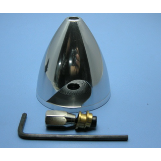 HY MODEL ACCESSORIES HY ALUMINIUM SPINNER 82MM 3 1/4" 4BL WITH 5/16" ADAPTER (1PK) ( OLD CODE HY020158 )
