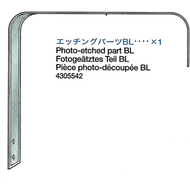 TAMIYA PHOTO ETCHED BL FOR 56019 LEOPARD 2A6