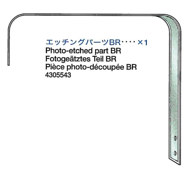 TAMIYA PHOTO ETCHED BR FOR 56019 LEOPARD 2A6
