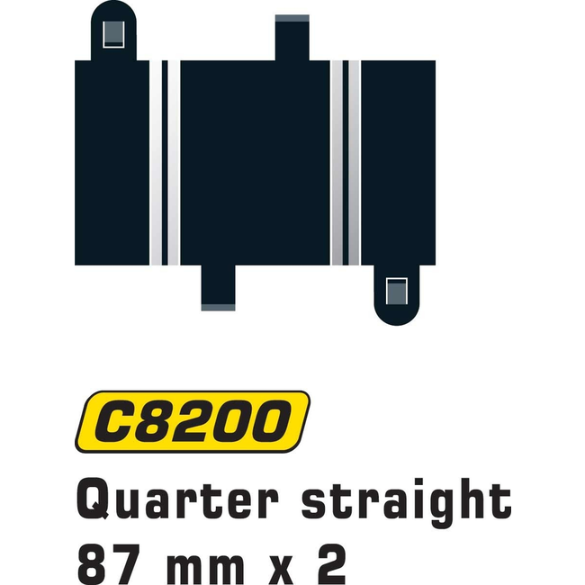 SCALEXTRIC QUARTER STRAIGHT C8200