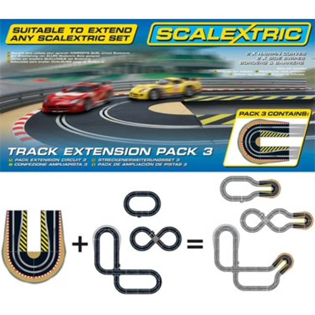 SCALEXTRIC TRACK EXTENSION PACK 3