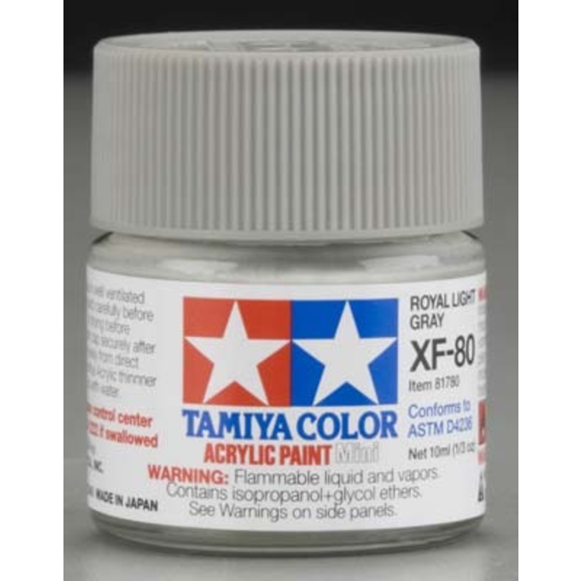 TAMIYA 10ML XF-80 ROYAL LIGHT GRAY