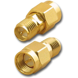 CHINA ELECTRONICS GOLD PLATED SMA MALE TO RP-SMA FEMALE ADAPTER