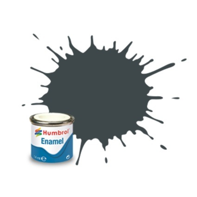 #243 HUMBROL ENAMEL 14ML GRAUN MATT # 243