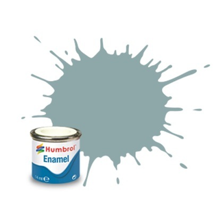 HUMBROL #HUMBROL ENAMEL 14ML HIMMELBLAU MATT MOUNTAIN BLUE # 248