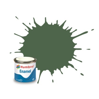 HUMBROL #252 HUMBROL ENAMEL 14ML OLIVE GRUN OLIVE GREEN # 252