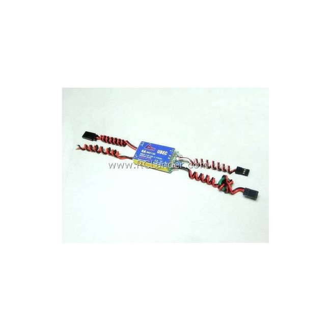 Lander UBEC 5A 2-11S with separated remote control 2A circuit switch function. 5amp output / 7.5 amp max  input voltage 7.4-42v Output 5v or 6v switchable