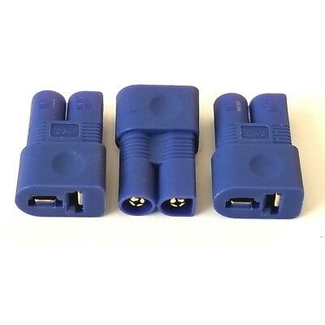 HY MODEL ACCESSORIES ACE EC3 BATTERY TO DEANS DEVICE ( BLUE MOLDED TYPE )