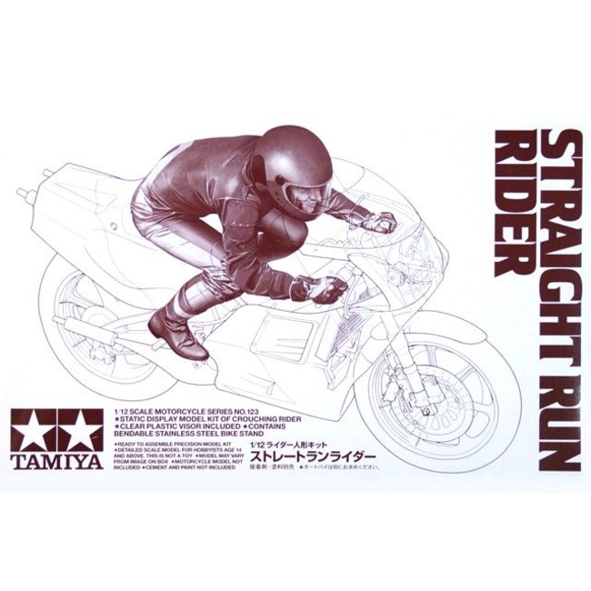 TAMIYA STRAIGHT RUN RIDER  1/12 SCALE    14123