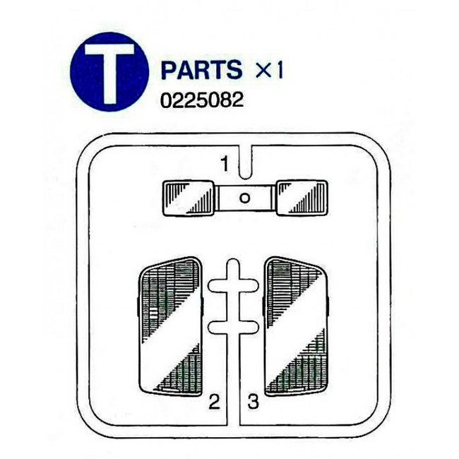 TAMIYA 1/14 TRACTOR TRUCK PARTS T PARTS CLEAR LENSES FORD AEROMAX 56309