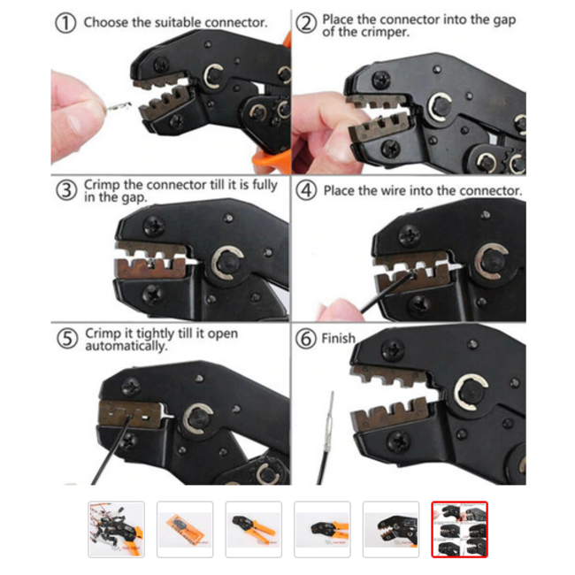 ACE Precision Crimping Pliers For FUTABA/JR Servo Pliers Servo Plug Crimping Silicone Wire Balance Leads Etc.
